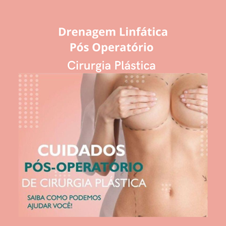 Drenagem Linfática Pós Operatório 5 sessões (fixo e delivery)