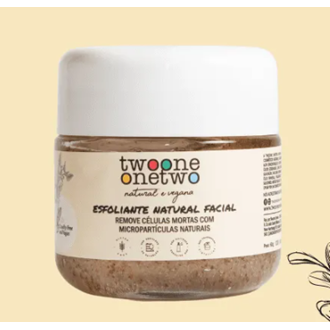 Esfoliante Facial Natural Apricot e Demerara Twoone Onetwo Natural Vegana